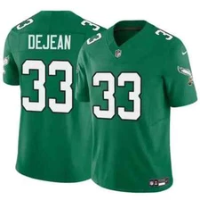 #33 Cooper DeJean 2024 Draft F.U.S.E. Vapor Untouchable Throwback sewn Jersey