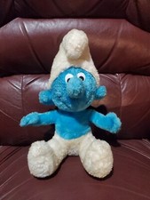 1979 Vintage Peyo Smurf Wallace Berrie Co 10" Stuffed Plush Smurf Doll