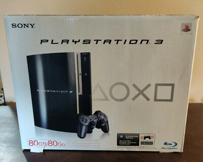 Sony PlayStation 3 80GB Console Bundle Extra Games Extra Controller CECHL01 