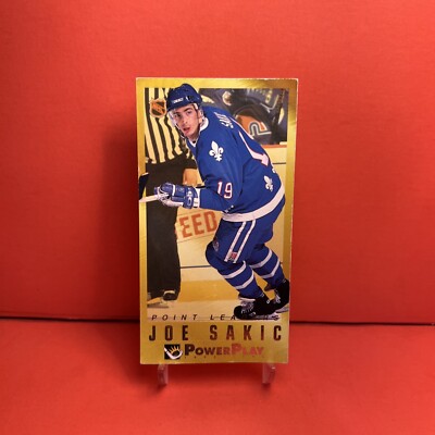 1993-94 Fleer Power Play Point Leaders Joe Sakic #15 HOF VG 