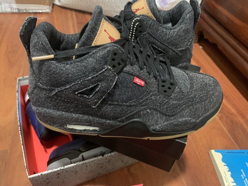 black levi jordan 4 distressed