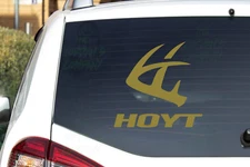 HOYT -CNC cut Decal Vinyl Sticker-Pic from multi colors!