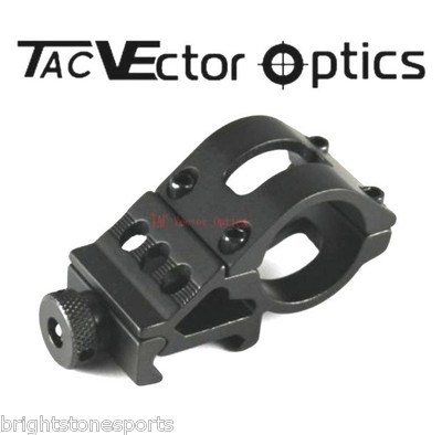 Vector Optics 1 inch 1'' Offset Weaver Mount Ring for Laser, Flashlight, Scope