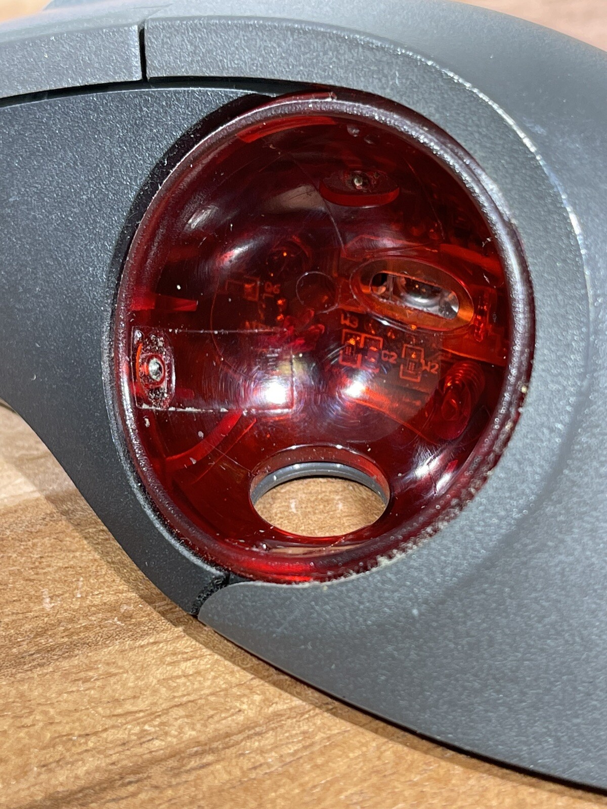 Microsoft Trackball Optical 1.0 PS2/USB Compatible Missing Trackball