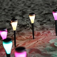 Pathway Landscape Lights 3 Modes Wireless Waterproof Color Changing Set Of 6 Pathway Landscape Lights 3 Modes Wireless Waterproof Color Changing Set Of 6