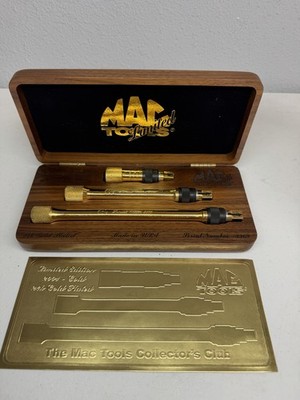 Mac Tools Limited Edition 2001 Gold Plated Extension Set Serial #3369