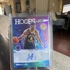 Panini 2019-20 NBA Hoops Premium Stock Justin Holiday Hoops Ink Auto HI-JHO