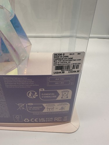 Claire's Rainbow Prism Remote  Power Unicorn  Holographic Decoration Lamp Light - Picture 4 of 9