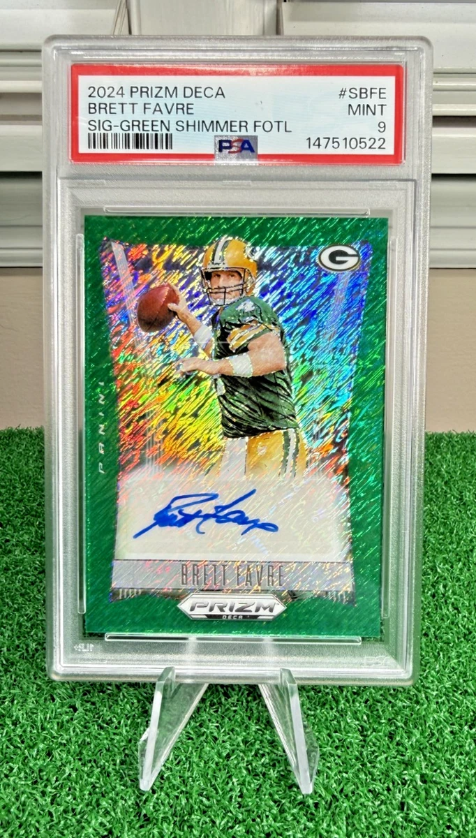 Panini Brett Favre Football Autographed Sports Trading Cards