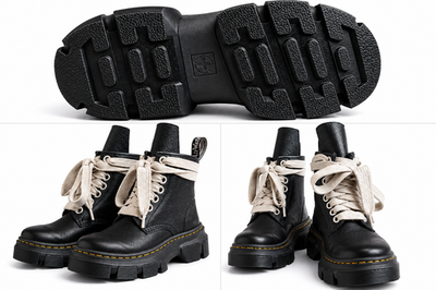 Dr. Martens X Rick Owens. 1460 DMXL Jumbo Lace Boot Black. W US 7