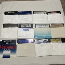 Commodore 64 Apollo 18 Dig Dug Beyond The Black Hole Floppy Disks 12 Game Lot image
