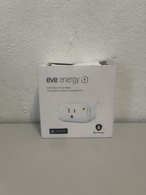Eve Energy Smart Plug & Power Meter   Matter Compatible (New/Open Box)