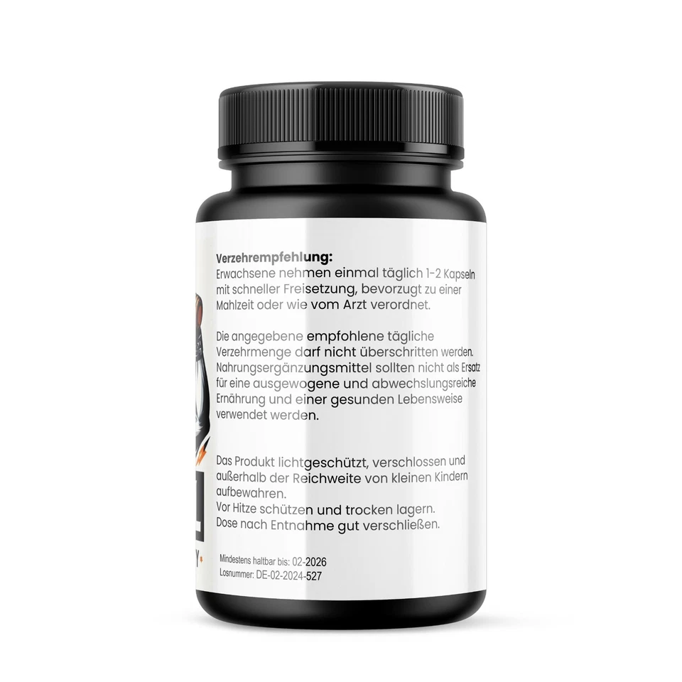 2 x Testo TesO Vegan Full für Energie & Vitalität – Mit Zink & Kräuterextrakten - Bild 3 von 3