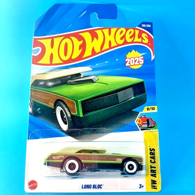 HOT WHEELS 2025 LONG BLOC APPLE GREEN 135/250 HYX97 HW ART CARS S