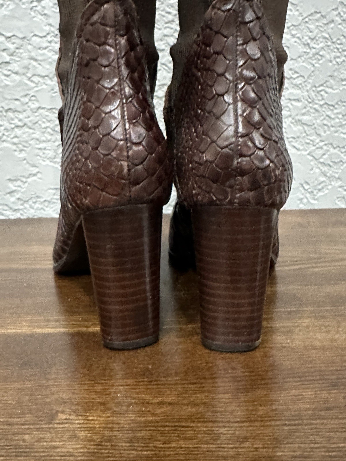 Donald Pliner Gell Pull-On Leather Python Skin Bo… - image 7