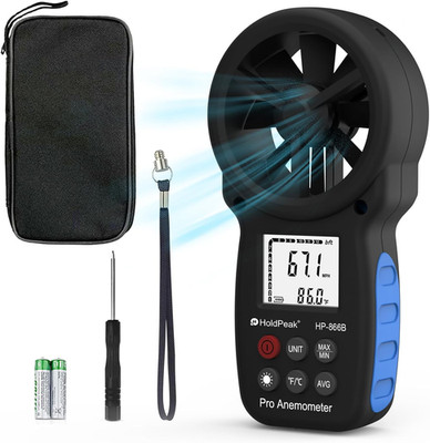 Holdpeak 866B Digital Anemometer Handheld Wind Speed Meter for Measuring Wind Sp