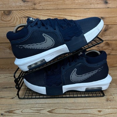 Nike Basketballschuhe Herren Größe UK 7 Lebron Witness 8 Navy Court King Turnschuhe
