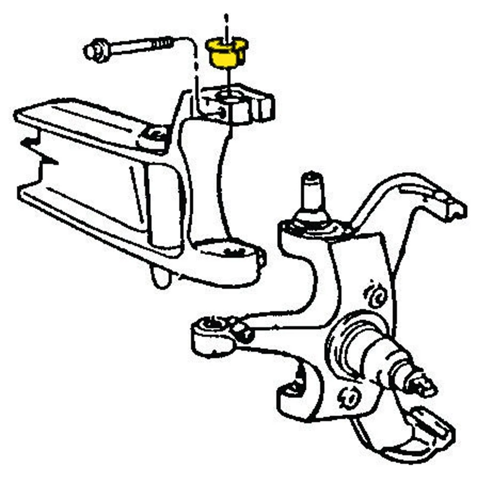 MOOG Front Alignment Caster / Camber Bushing for 1980-1996 FORD F-150 4WD - Image 3 of 4