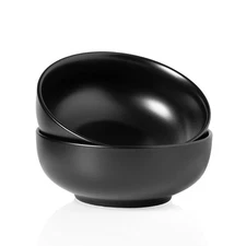 Large Serving Bowls - 55 Ounce, Ceramic Salad Bowls, Pasta, Porcelain Soup Bo...