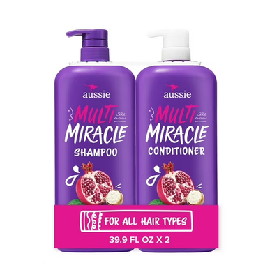 #ad 2 Pack Aussie Multi Miracle Shampoo amp; Conditioner 39.9 Oz Each $28.04