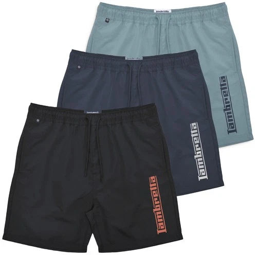 Mens Lambretta Swimming Casual Summer Shorts Waist Sizes 32-40