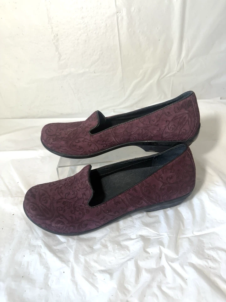 Mocasín Dansko Olivia Mujer EU 39 Cuero Granate Sin Cordones Planos Foto 2 de 4