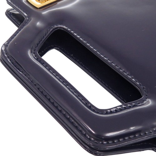 ECHT Salvatore Ferragamo 213485 Gancini Wanda Mini Handtasche blau Leder - Bild 7 von 9
