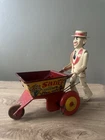 Vintage 1950 - 60s Era Marx Sam The Gardener Wind Up Tin Litho Toy Working Rare