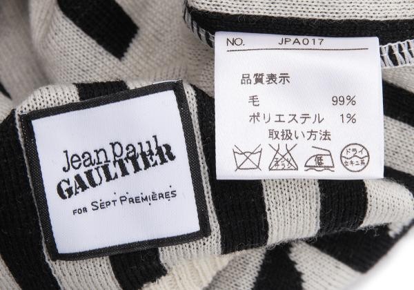 Jean Paul GAULTIER FOR SEPT PREMIERES Measure Jacquard Knit