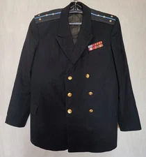SOVIET MILITARY UNIFORM EVERYDAY TUNIC CAPTAIN NAVAL AVIATION medal bars size 52