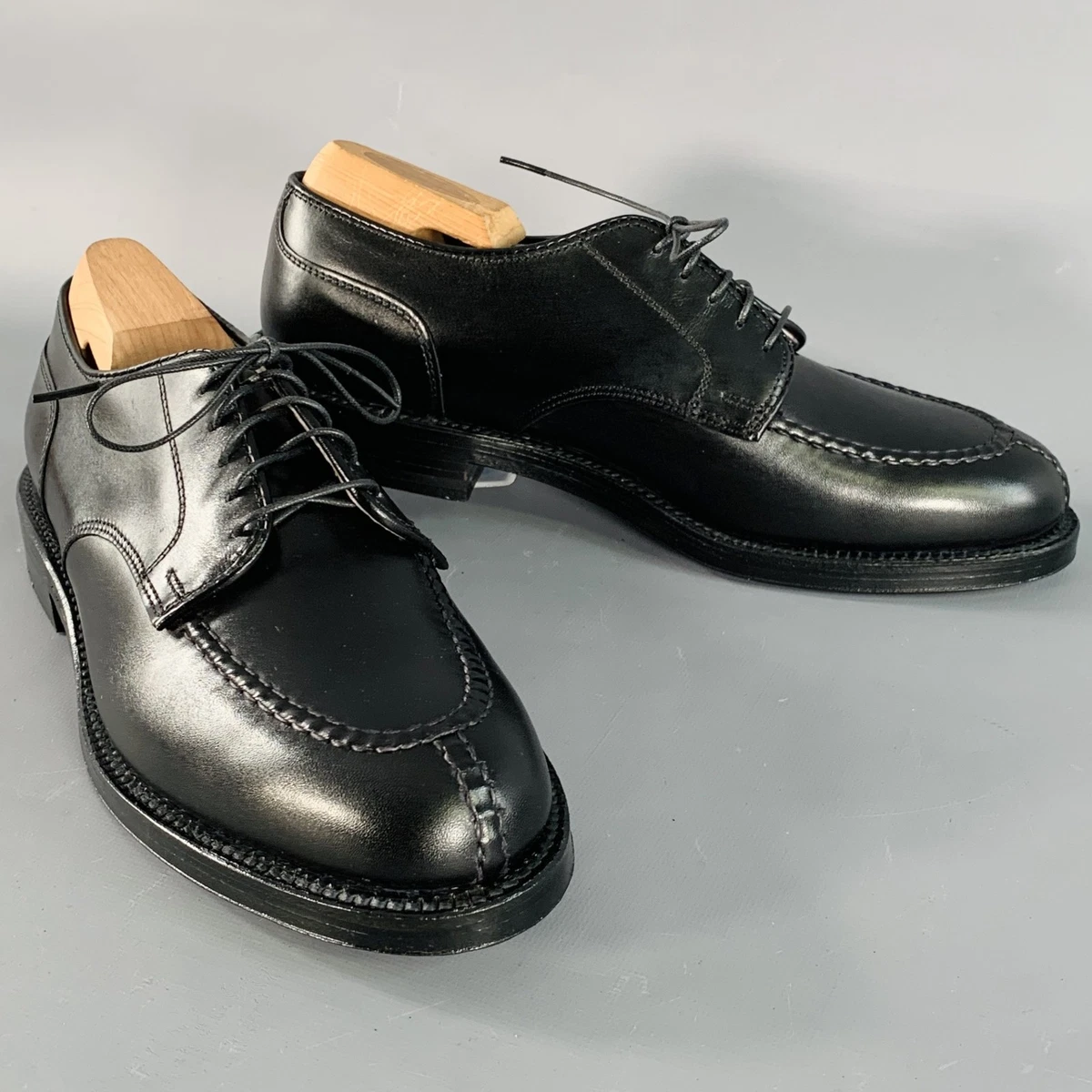 Chaussures Oxford Alden 911 Homme - Cuir Noir, Pointure UK 9 (EU 43) - Bon état, Fait Main USA
