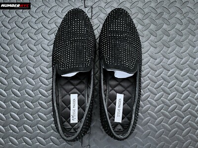 Steve Madden Caviarr Black Loafers Men display picture 1