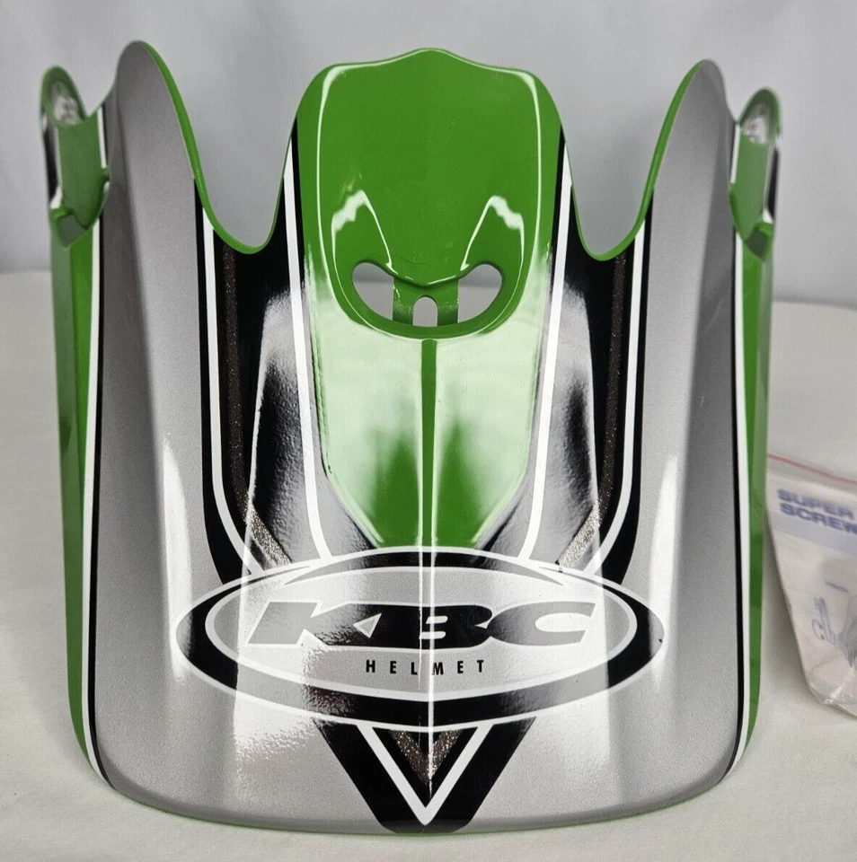 KBC Casco Visera Repuesto Verde, Negro, Plata, Blanco Referencia Nº FVI-001/FVR-001 Foto 2 de 4