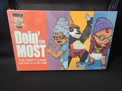 Doin' The Most- The Slang-Based, Social Game Adult Party Game New Sealed 