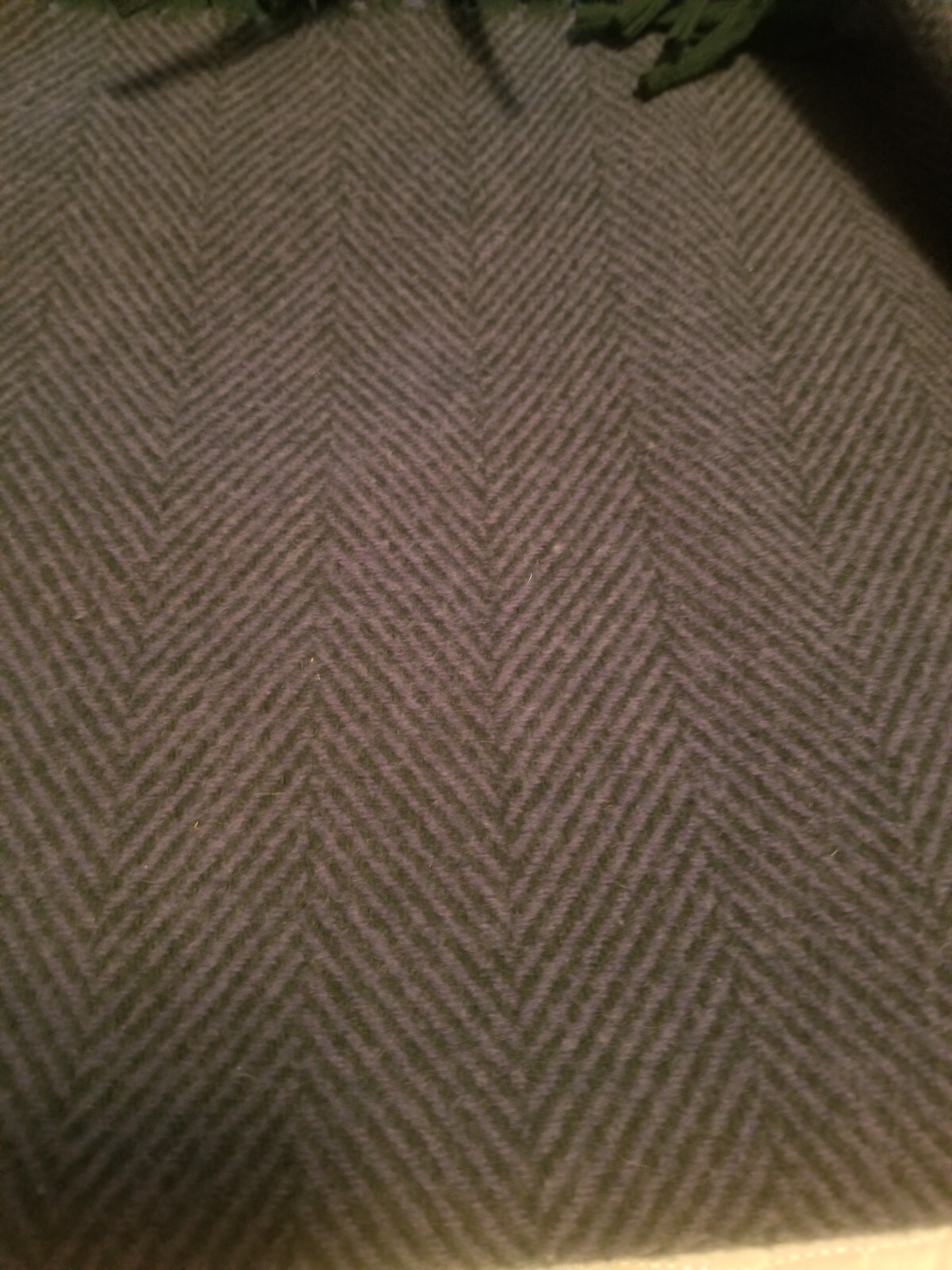 HERRINGBONE Wool blanket/Throw 64X49 Warm/Heirloom quality/Famous Maker