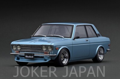 Ignition Model IG3307 1/18 Datsun Bluebird (510) Light Blue