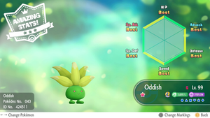 Details About Pokemon Lets Go Shiny Oddish Max 6iv Av Fast Delivery Custom Best