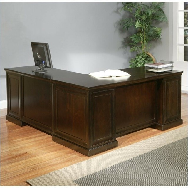 Martin Furniture Tribeca Loft Cherry Rhf L Shaped Executive Desk