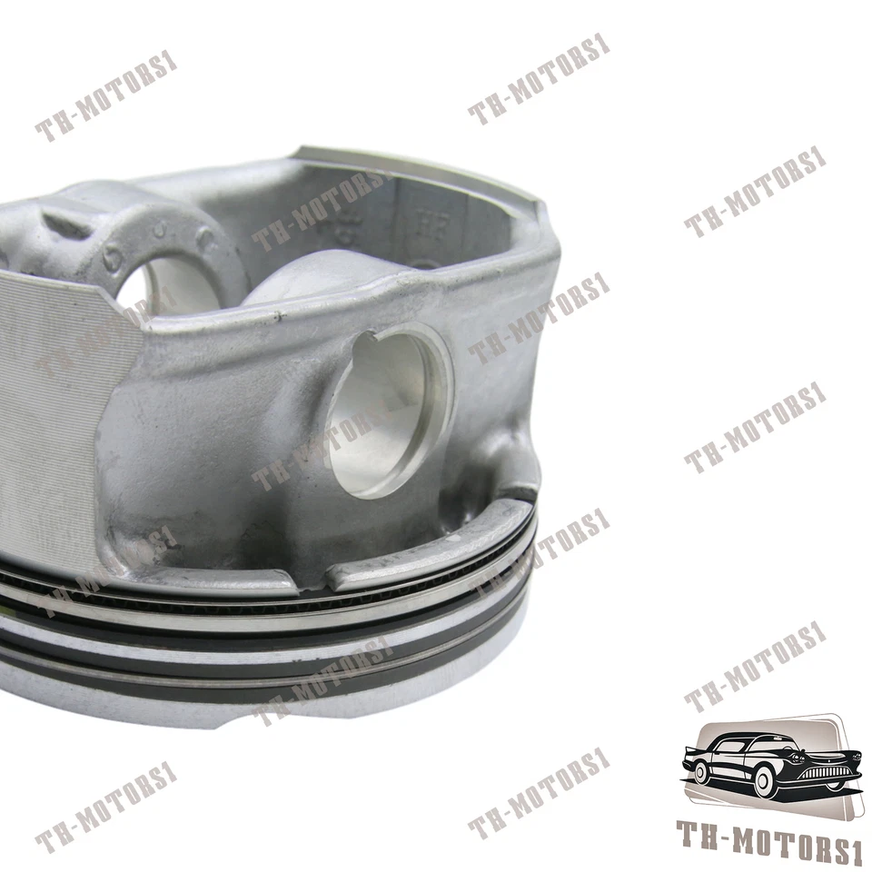 Juego de 6 pistones y anillos Mahle 10.7:1 OEM BMW 125i 330i 528i 630i 730i X1 X3 X5 Foto 4 de 4