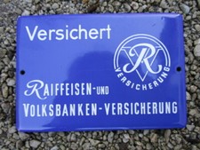 RAIFFEISEN- und VOLKSBANKEN - VERSICHERUNG VERSICHERT EV.: 114 K um 1959