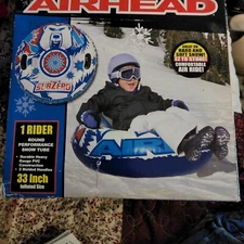 Airhead Subzero Snow Sled Tube Heavy Duty PVC with handles 33” Brand New! TUBE