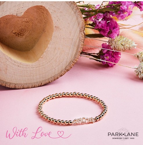 NWT Park Lane Mom Bracelet 2023 Gold Finish CZ - 第 1/2 張圖片
