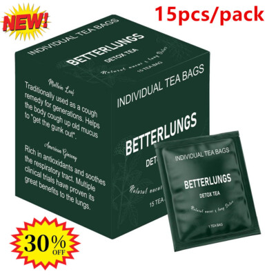 Mullein Leaf Tea Bags for Lungs Cleanse and Respiratory system support, Hot Sale