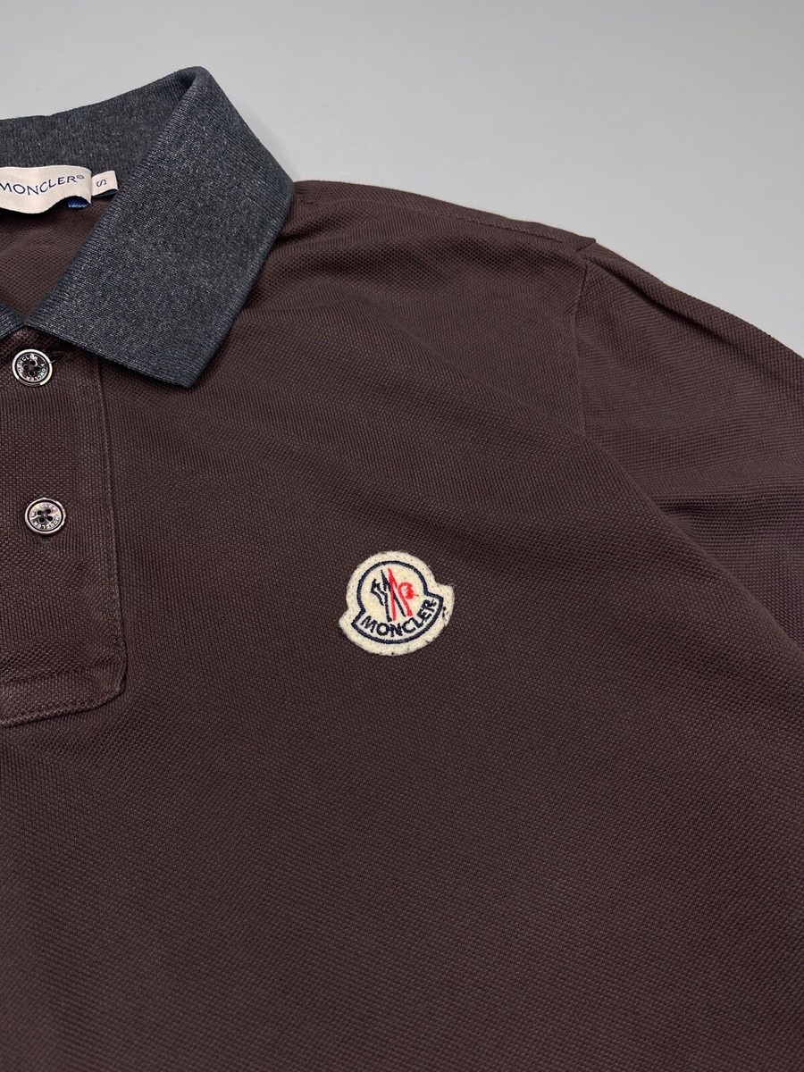 Moncler Maglia Polo Manica Lunga Long Sleeve Polo Mens S Slim Fit