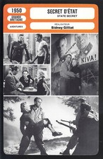 STATE SECRET (1950) PHOTO FRENCH MR. CINEMA MOVIE CARD Douglas Fairbanks Jr Film