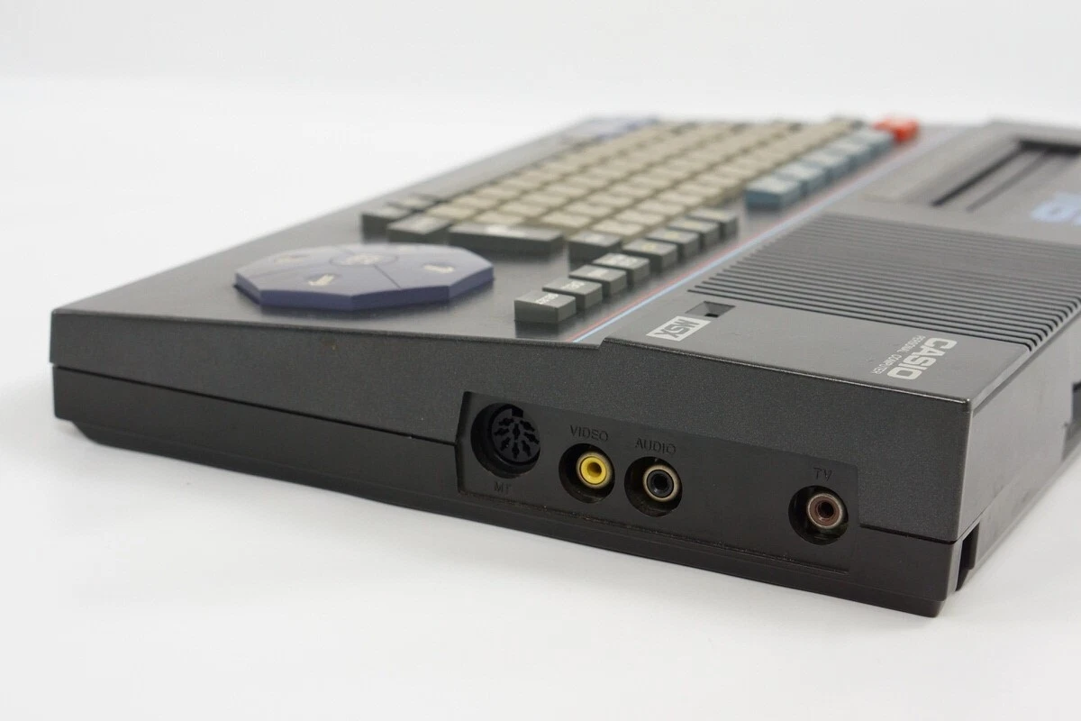 MSX PV-16 Personal Computer Boxed CASIO Tested JAPAN Video Game 1007369