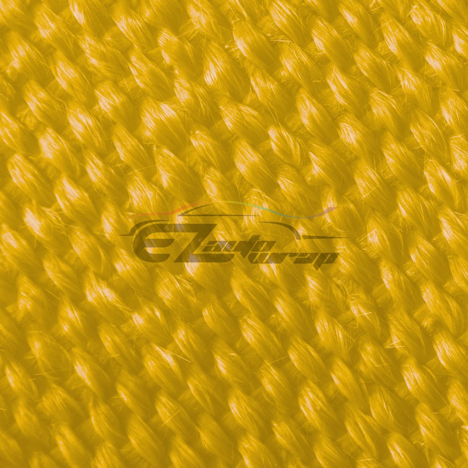 Tubo de escape amarillo aislamiento térmico envoltura térmica cabezal motocicleta 2"x50' Foto 3 de 4