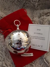NEW 2021 WALLACE SILVER PLATE SLEIGH BELL