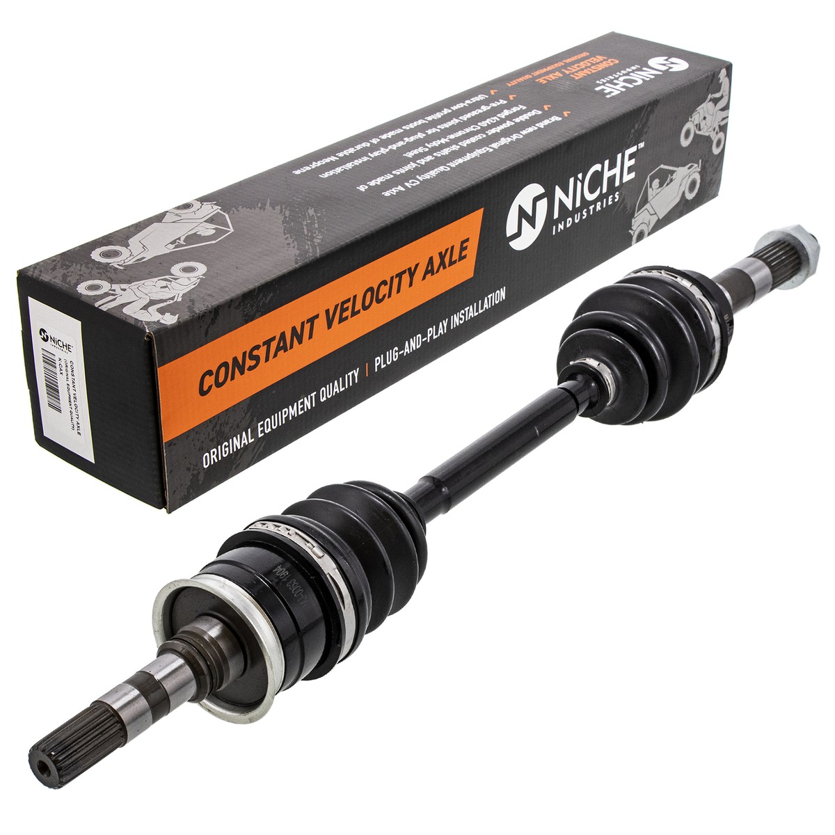 洋書 Front-Shifted ING and ED Groups in Prese NICHE Front CV Axle Drive Shaft for Kawasaki Mule 2510 3010