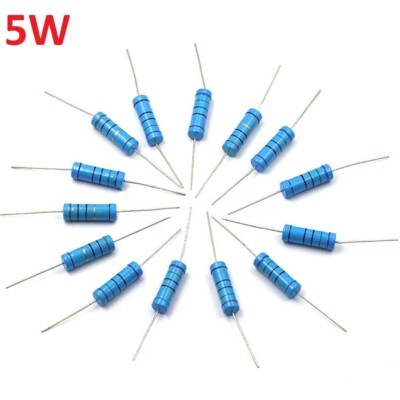 5W Big Power Metallfilmwiderstand ±1% - Vollständiger Wertebereich (1Ω Bis 1MΩ)